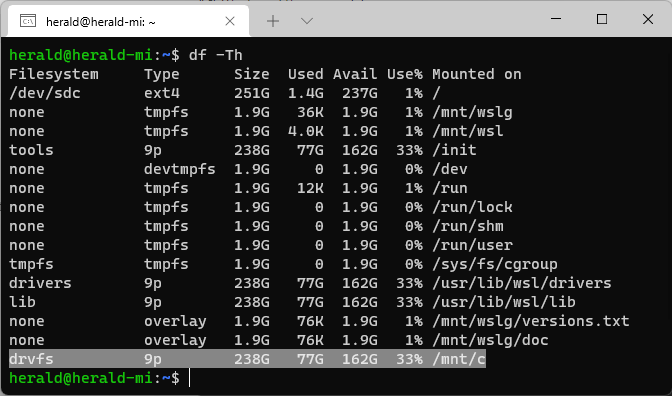 WSL/mount-point